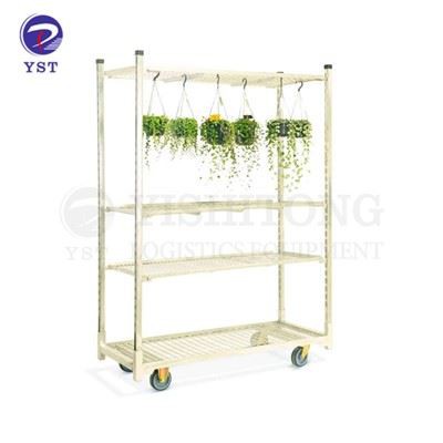 Carrello per fiori in metallo