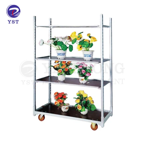 Carrello per fiori Carrello olandese da giardino in filo metallico