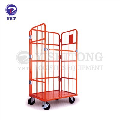 Carrello a gabbia su ruote